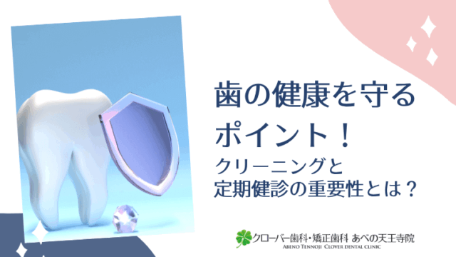 歯の健康を守るポイント！
