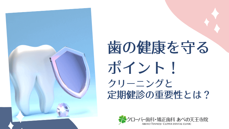 歯の健康を守るポイント!