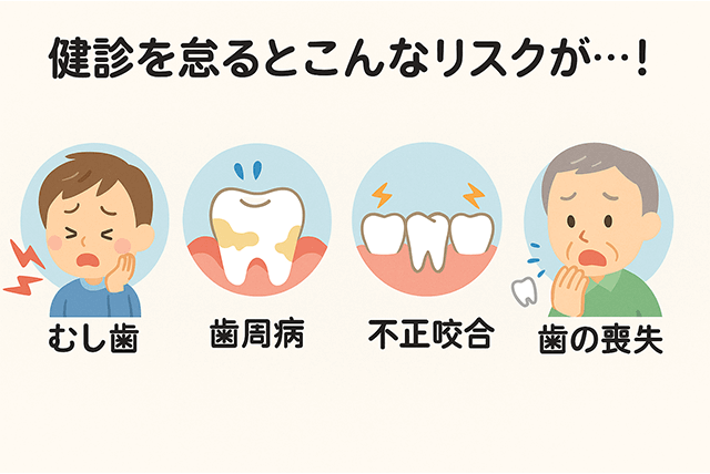 健診を怠った場合のリスク